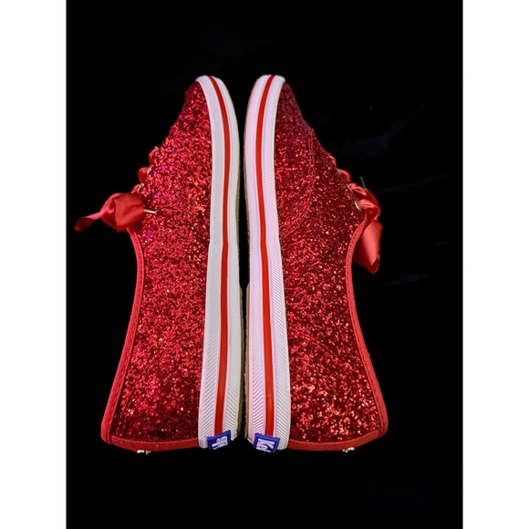 These are the Keds x Kate Spade New York Champion Glitter sneakers. - Picture 6 of 10